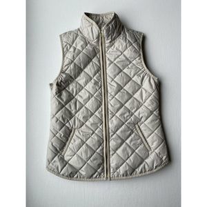 Quilted Puffer Vest Beige Old Navy XS